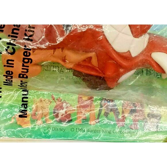 Disney Lion King Timon Pumbaa 1994 Burger King Kids Club Toy Vintage Collectible - Picture 6 of 11
